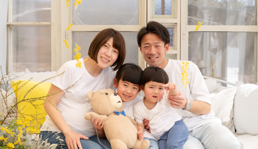 軽井沢・佐久でマタニティフォト｜季節の可愛いスタジオ＆ガーデン撮影で安心と思い出の撮影を♪