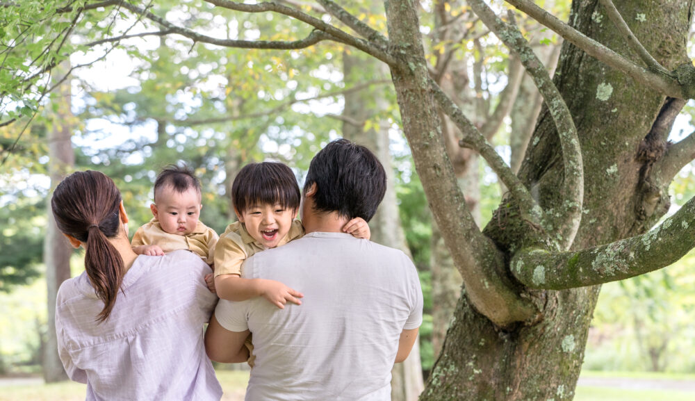 上田市で出張家族写真｜子供と一緒に！今しかない成長を未来に残そう😊