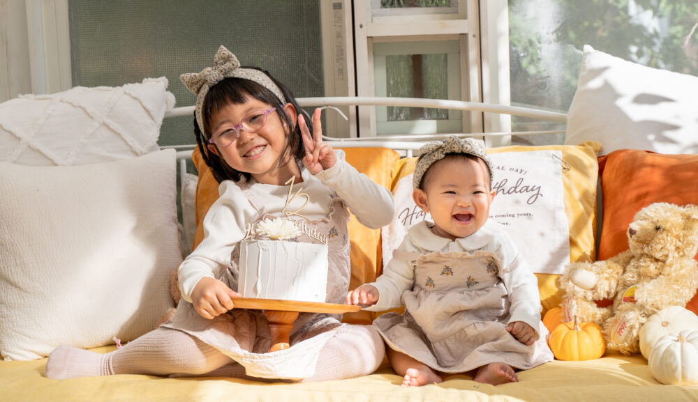 【佐久エリア】お家でもロケでもOK！カメラマンこのみんが撮る初めてのバースデーフォト