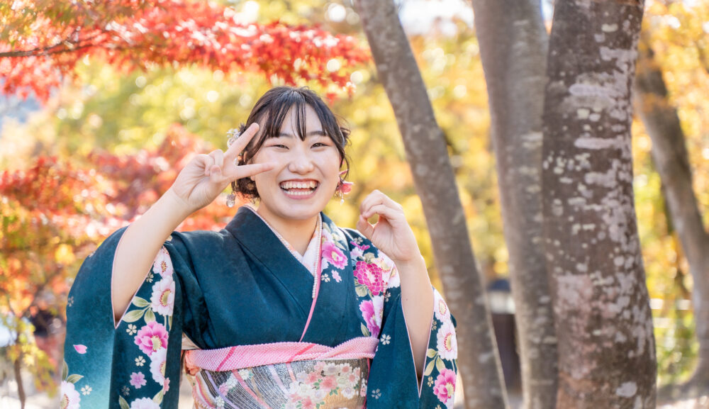 成人式の家族写真を上田市で✨｜20歳の晴れ姿を家族と一緒に♬